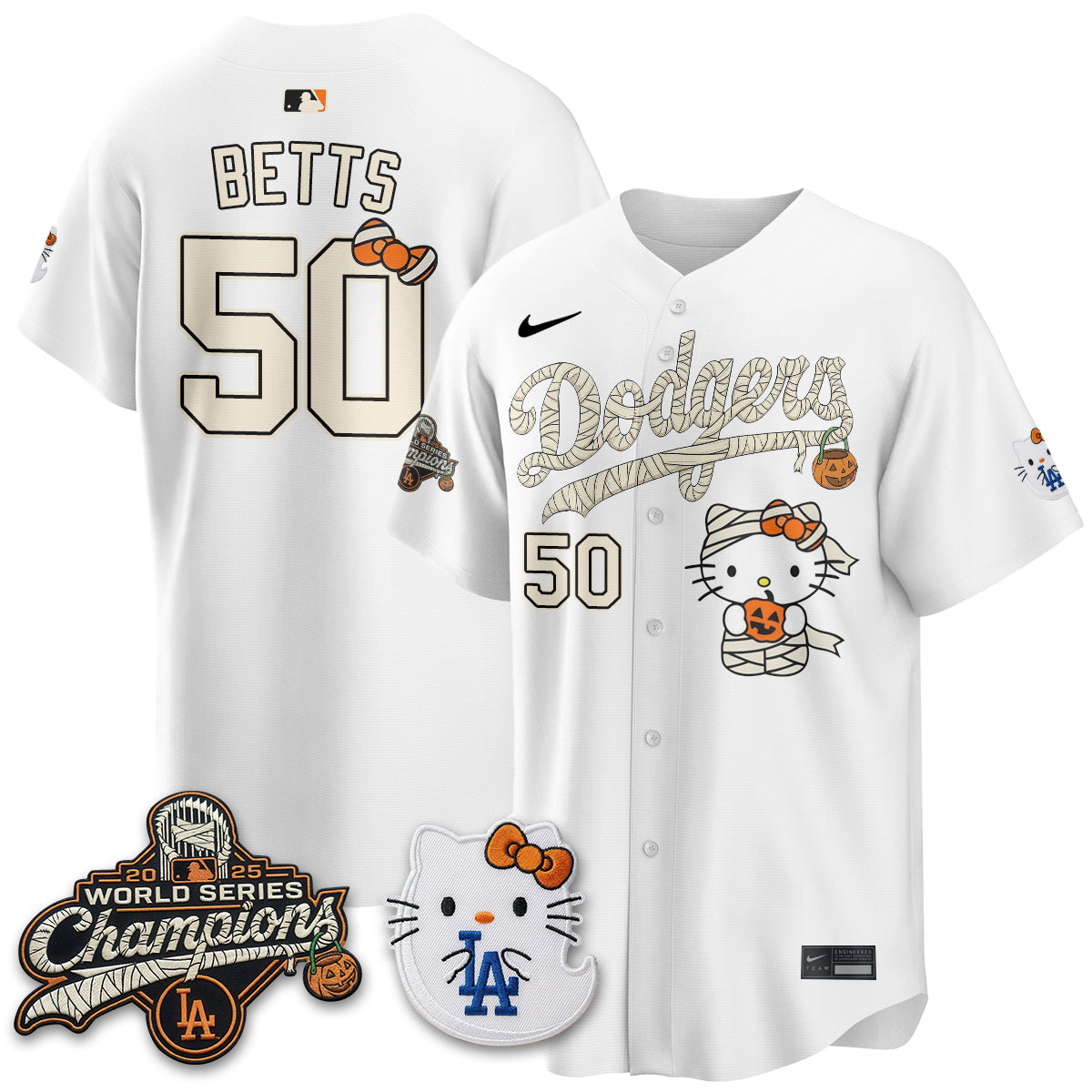 Los Angeles Dodgers Halloween 2026 Vapor Jersey V2- Stitched