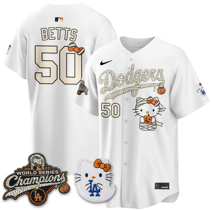 Los Angeles Dodgers Halloween 2026 Vapor Jersey V2- Stitched