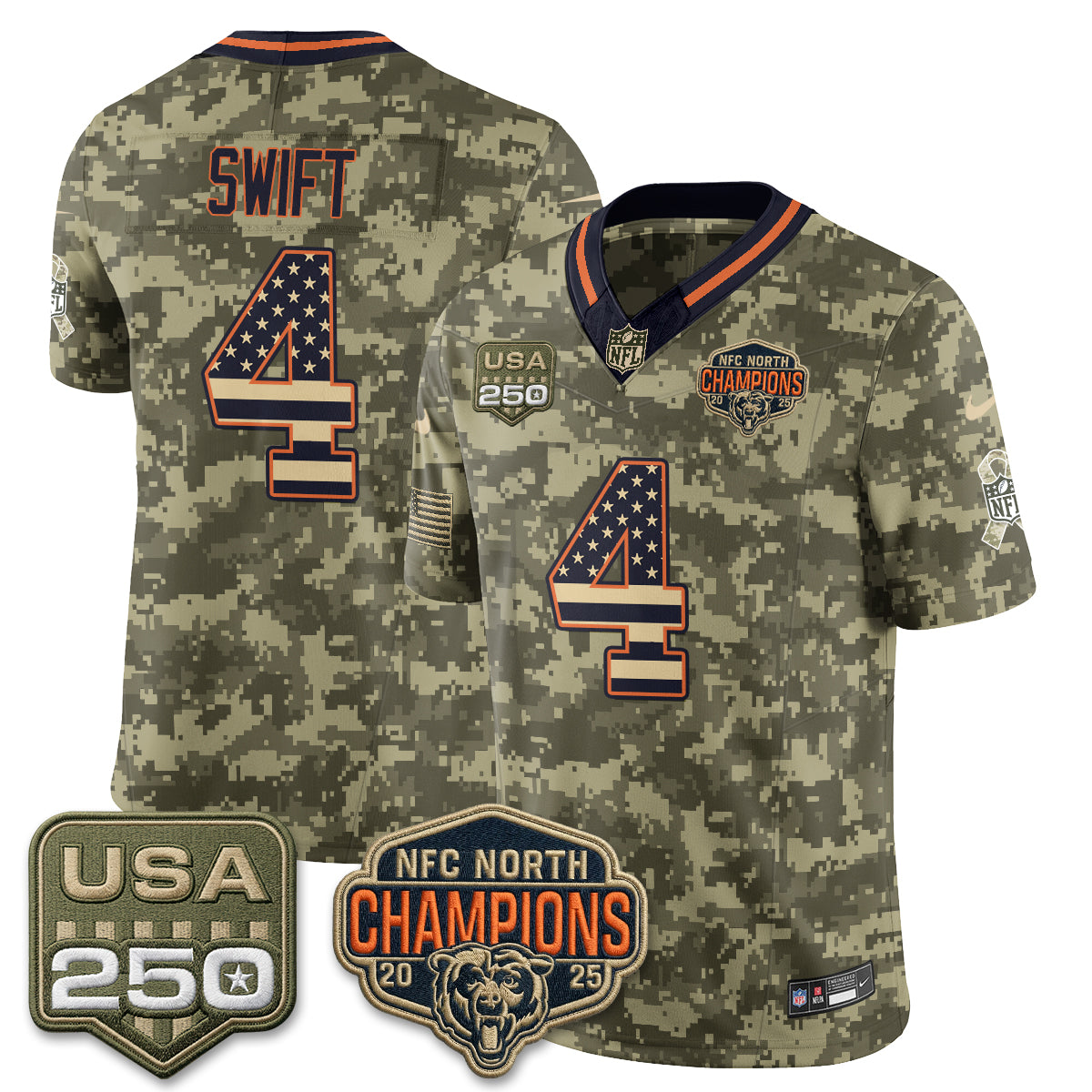 CHI 2026 Salute to Service Edition Vapor Jersey - Stitched