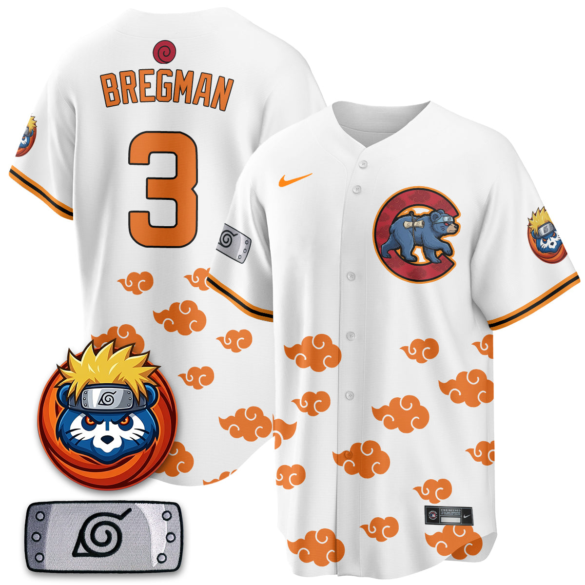 Chicago Cubs Naruto Akatsuki Vapor Limited Jersey V2- Stitched