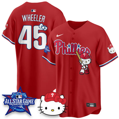 Philadelphia Phillies x Meow Kitty Vapor Limited Jersey V2- Stitched