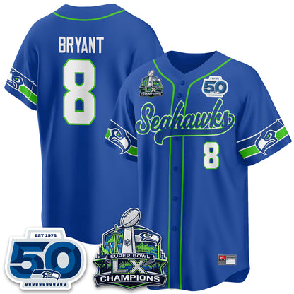 SEA SB LX Champs Vapor Baseball Jersey - Stitch