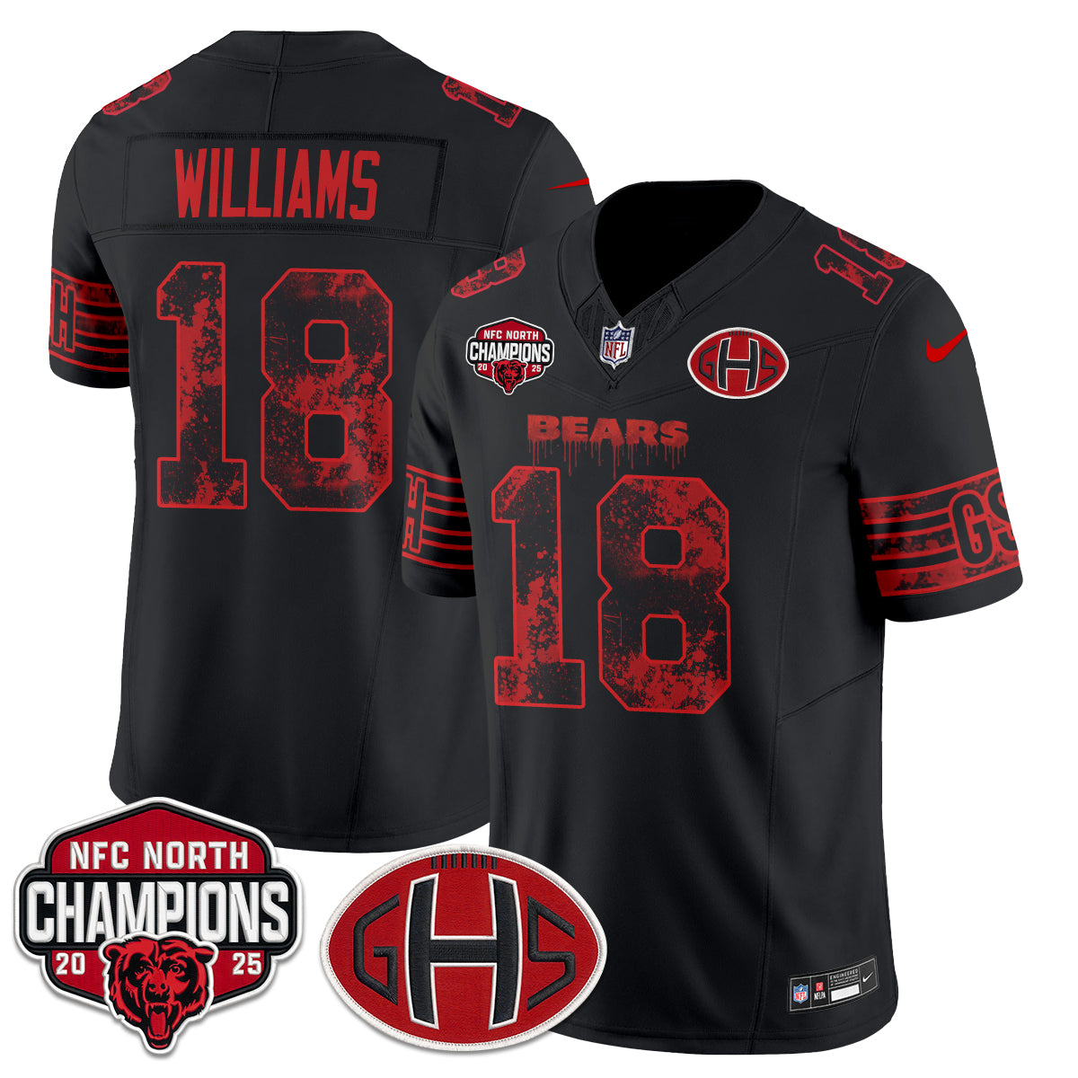Chicago Bears 2026 Slasher Edition Vapor Jersey - Stitched