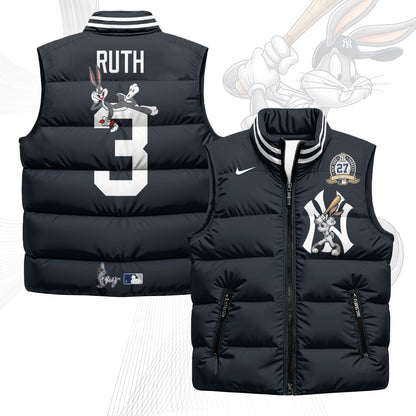 New York Yankees Edition Unisex Puffer Vest - Printed