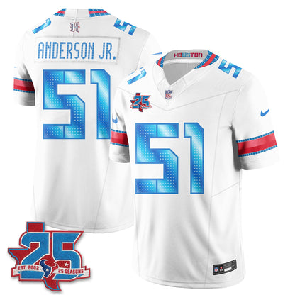 Houston Texans 2026 Rivalries Vapor Jersey - Stitched