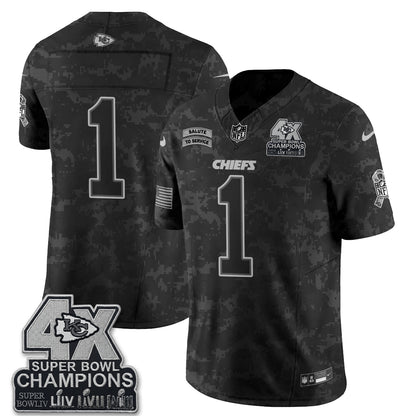 KC 2026 Salute to Service Vapor Jersey V2- Stitched