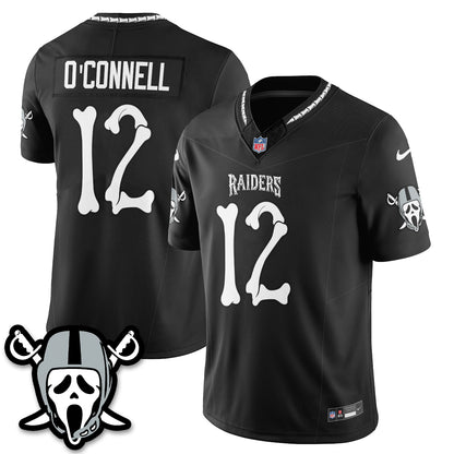 Las Vegas Raiders x Ghost Face Edition Vapor Jersey - Stitched