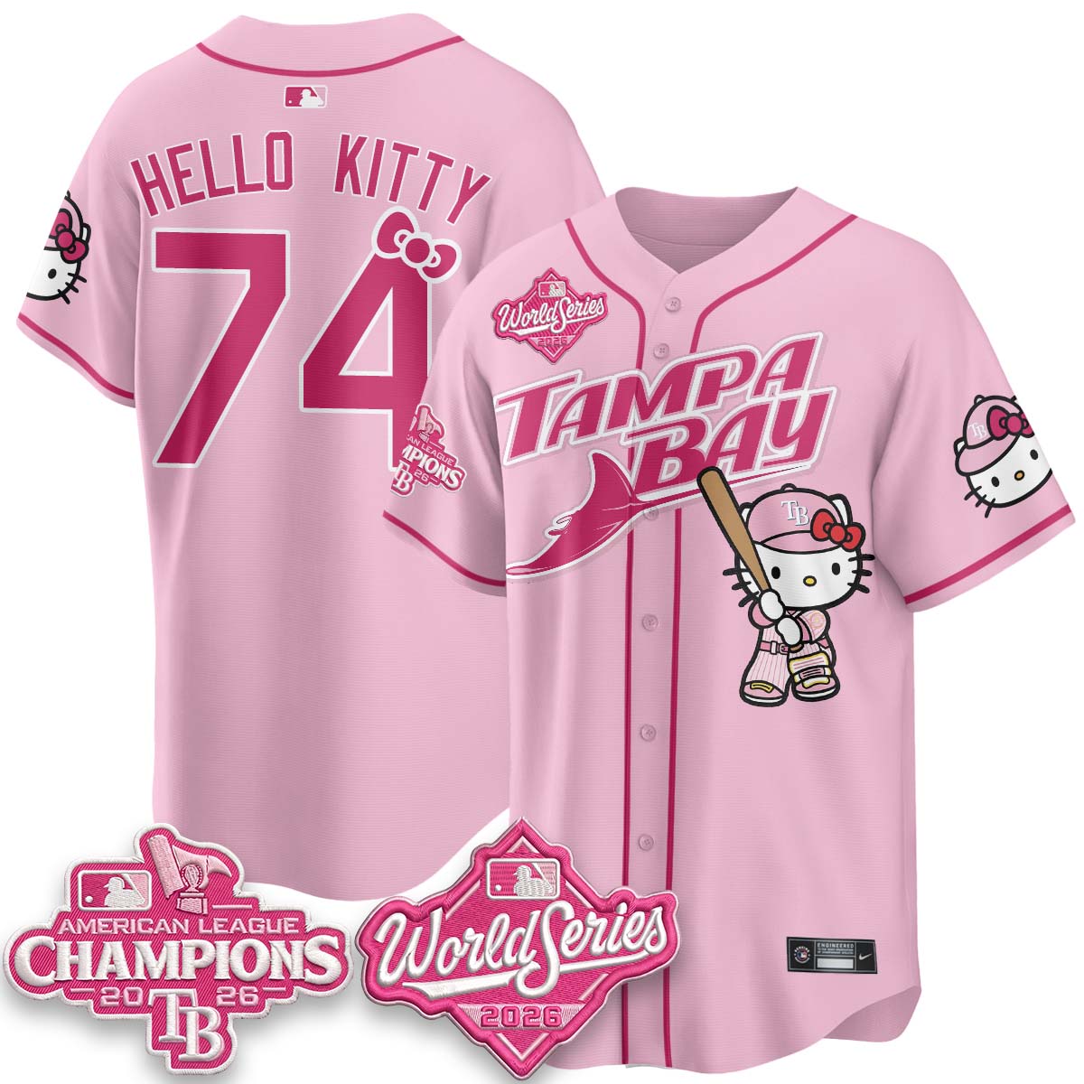TB 2026 AL Champions x Meow KT Vapor Jersey - Stitched