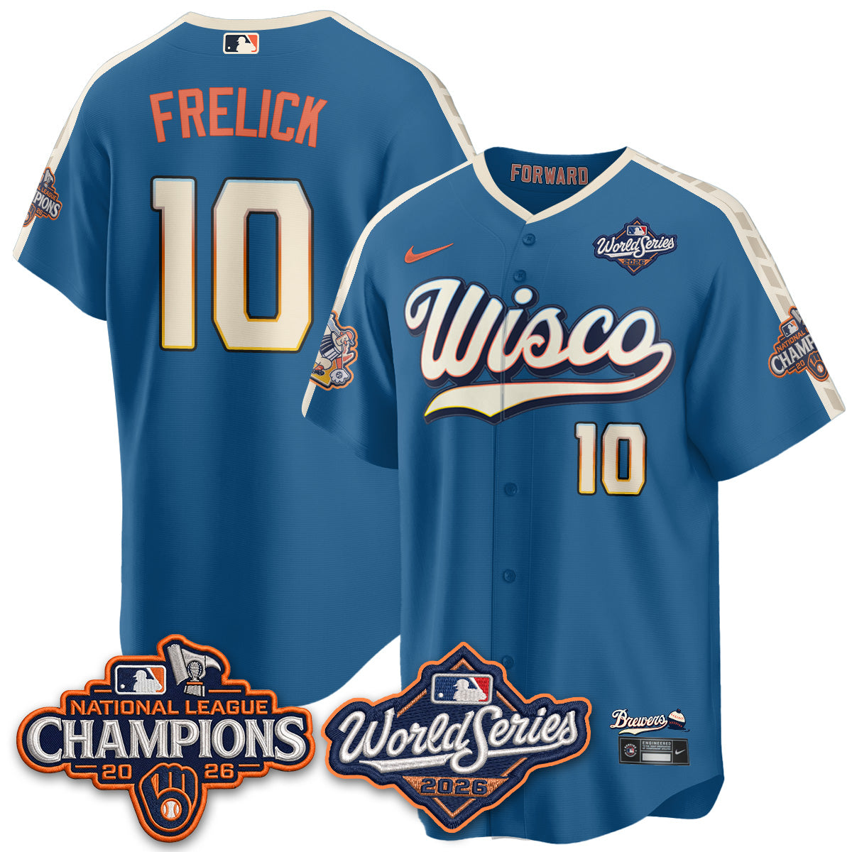 MIL 2026 NL Champions Vapor Jersey - Stitched n1