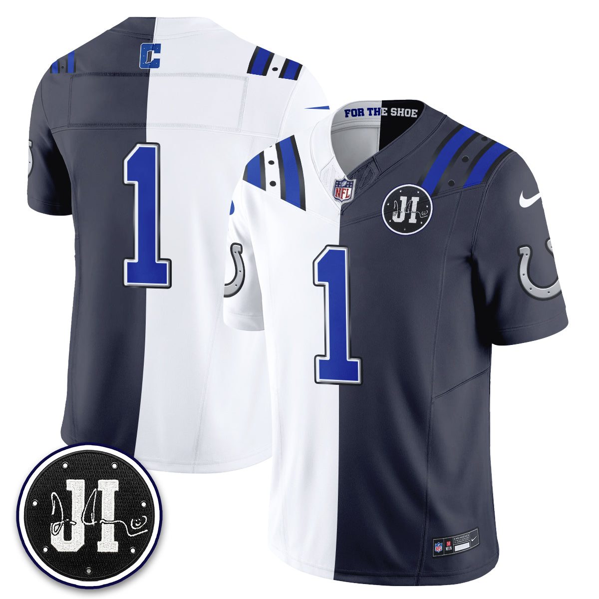 Indianapolis Colts 2026 Rivalries Split Vapor Jersey - Stitched