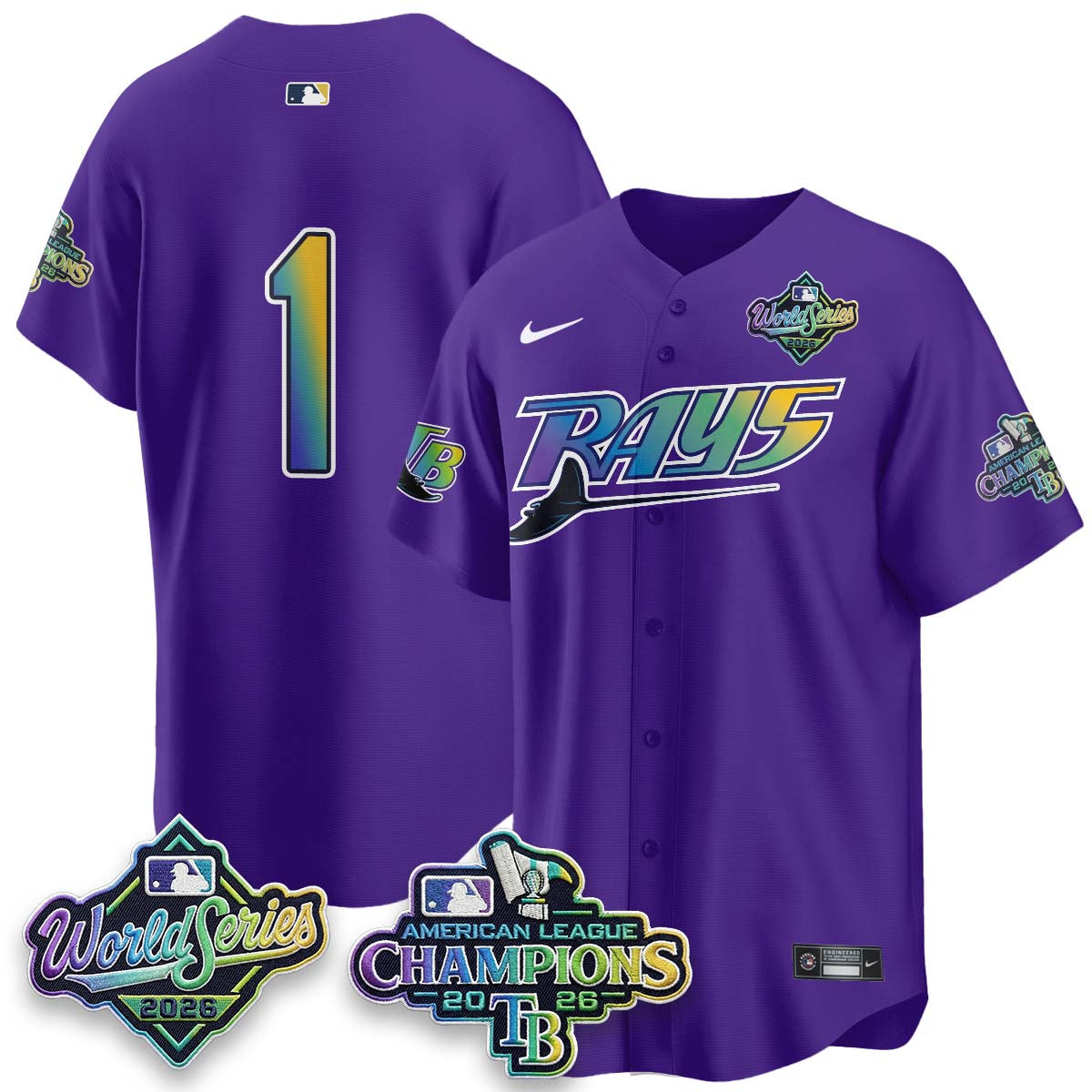 TB 2026 AL Champions Limited Vapor Jersey - Stitched
