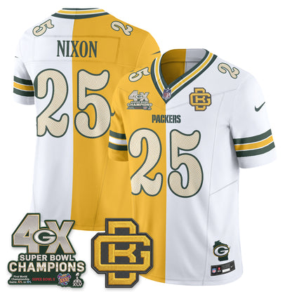 GB Rivalries Split Edition Vapor Jersey - Stitched