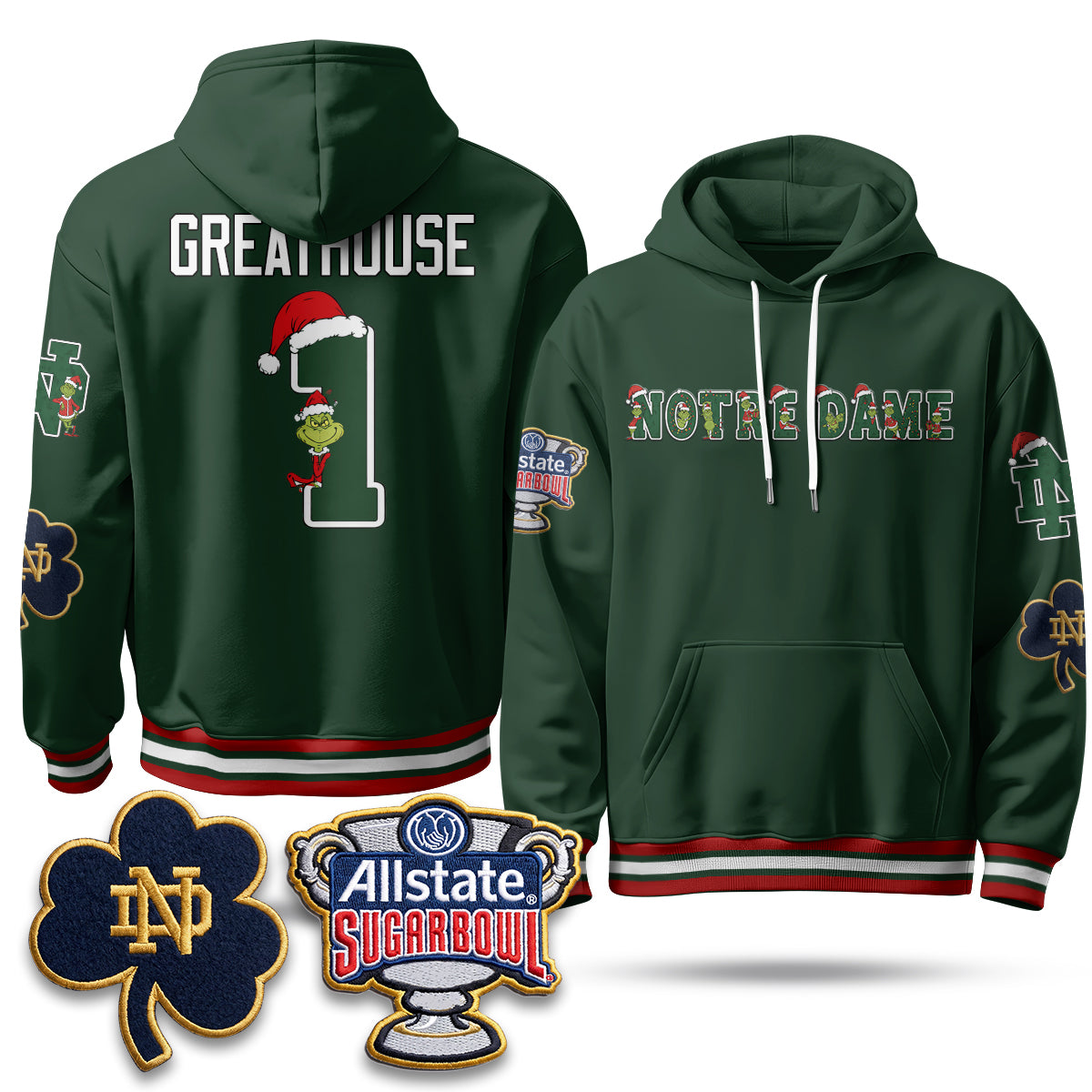 NDFI x Grinch Christmas 2026 Edition Hoodie - Stitched