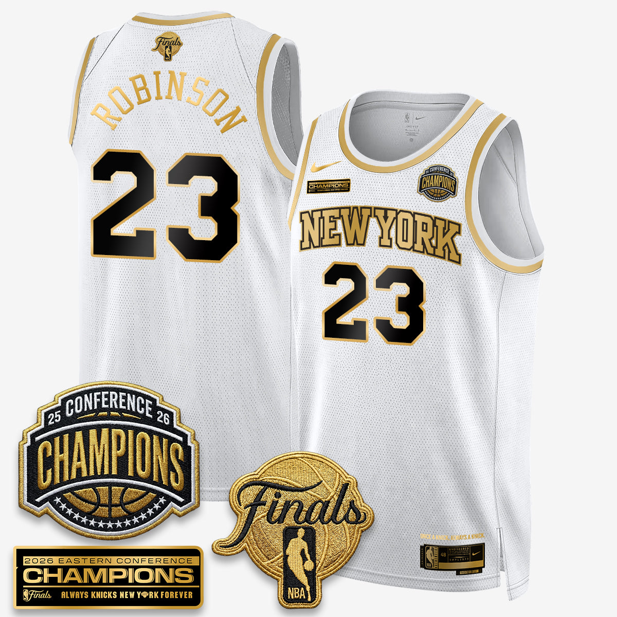 NYK 2026 NBA Eastern Conference Champions Vapor Jersey - Stitched n6
