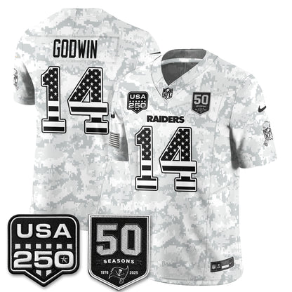 Tampa Bay Buccaneers 2026 Salute to Service Edition Vapor Jersey - Stitched