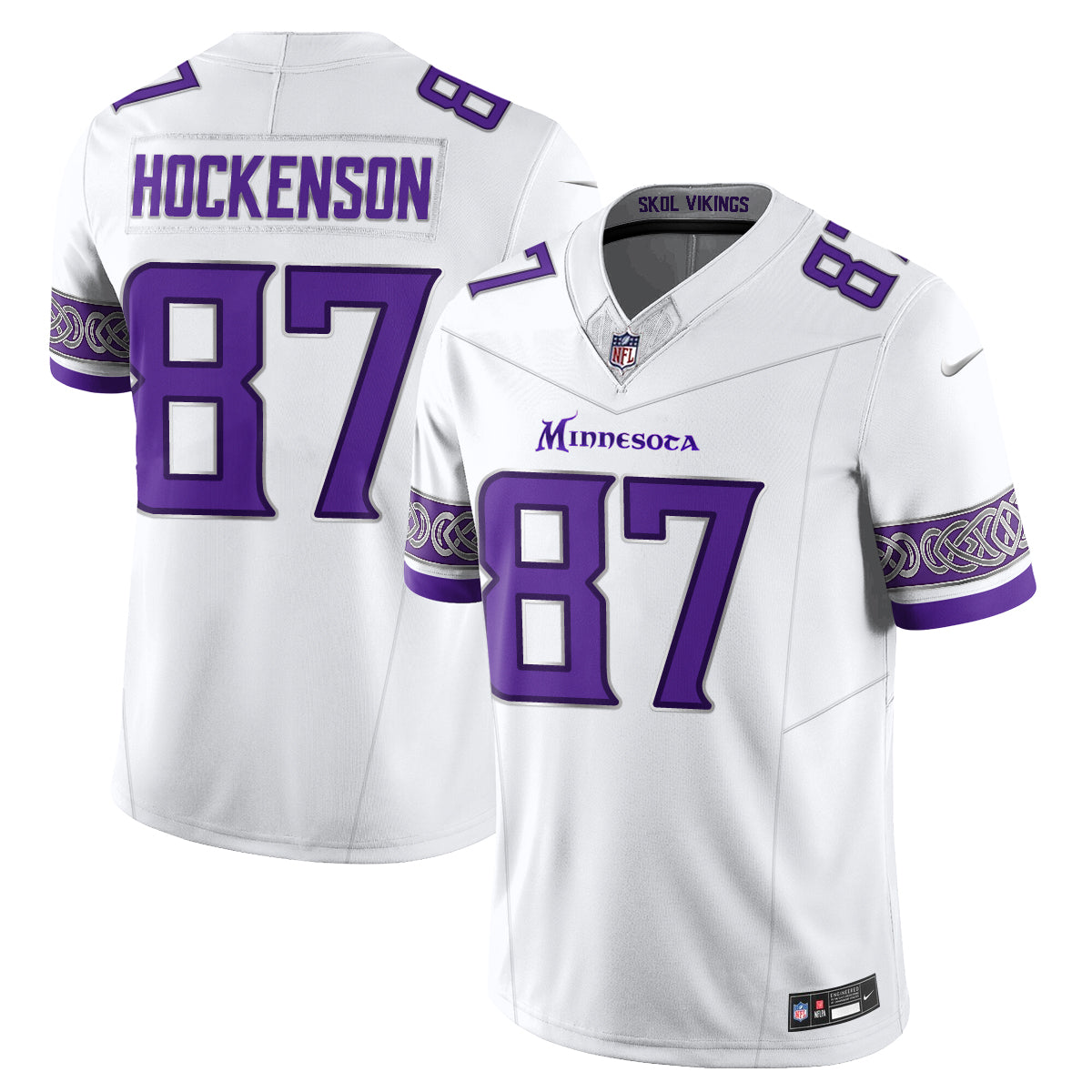 Minnesota Vikings Fangear Edition Vapor Jersey - Stitched