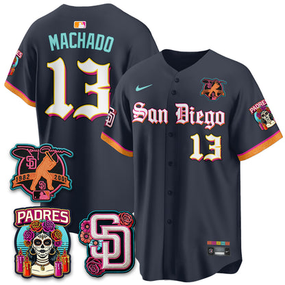 SD 2026 City Connect x Tony Gwynn Patch Vapor Premier Limited Jersey - All Stitched - V5