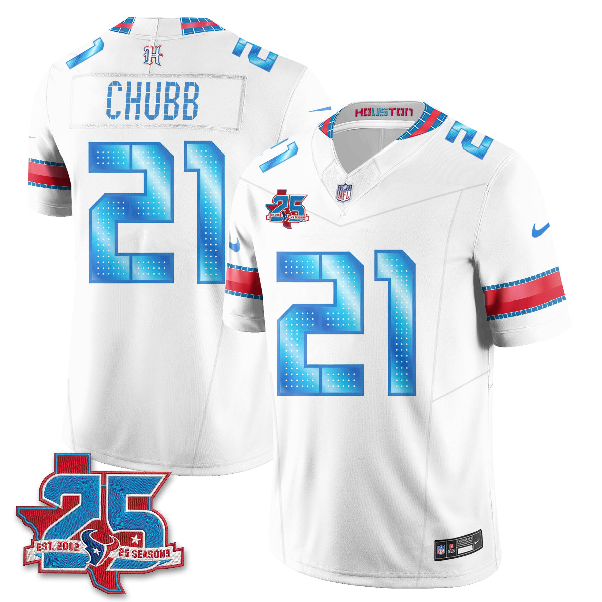 Houston Texans 2026 Rivalries Vapor Jersey - Stitched