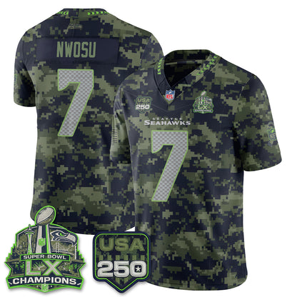 SEA 2026 Salute to Service Edition Vapor Jersey - Stitched n5