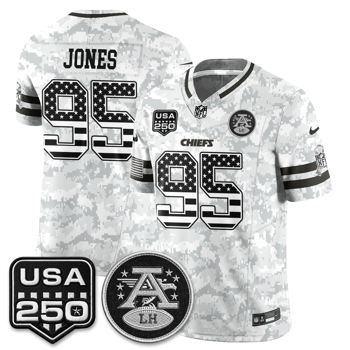 Kansas City Chiefs 2026 Salute to Service Vapor Jersey - Stitched