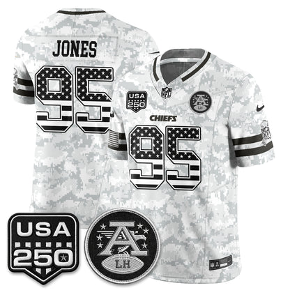 Kansas City Chiefs 2026 Salute to Service Vapor Jersey - Stitched