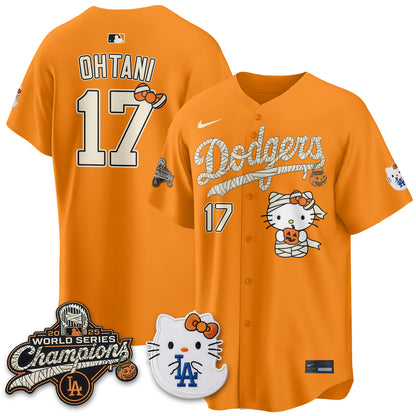 Los Angeles Dodgers Halloween 2026 Vapor Jersey V2- Stitched