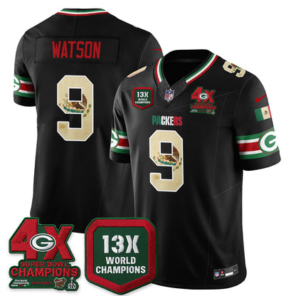 Green Bay Packers Mexico Edition Vapor Jersey - Stitched