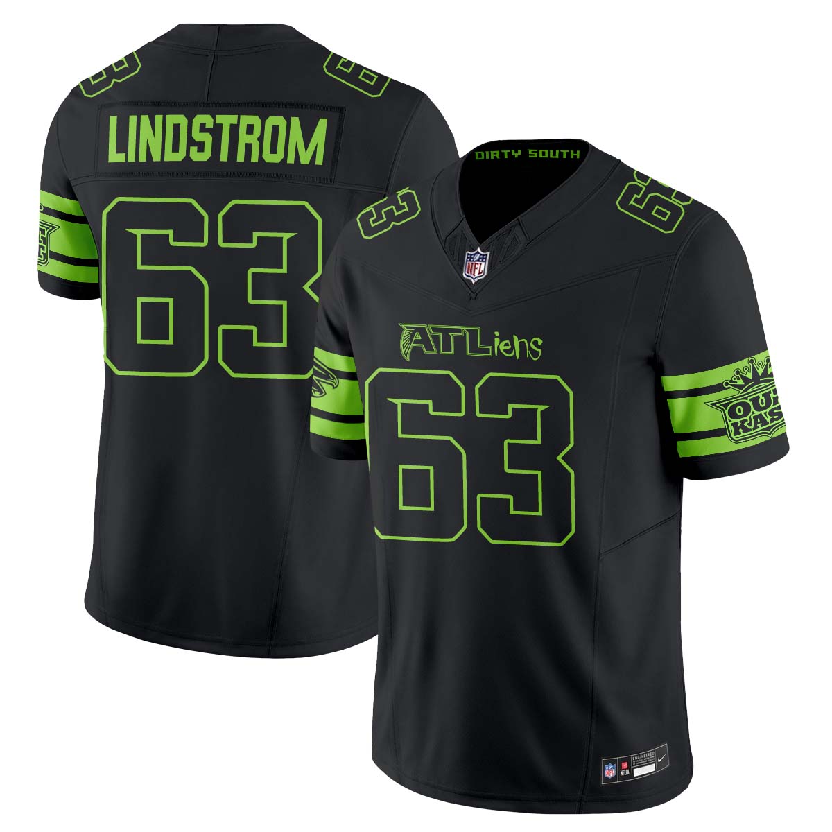 ATL 30th Anniversary ATLiens Vapor Jersey - Stitched