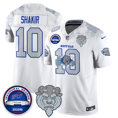 Buffalo Bills x Hairy Blue Beast Edition Vapor Jersey - Stitched