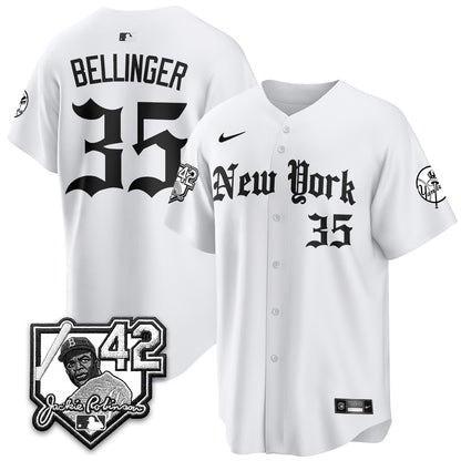 NYY 2026 Jackie Robinson Day Gothic Vapor Limited Jersey - All Stitched