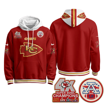 KC 4X Champs Gold Edition Fleece Hoodie - Printed