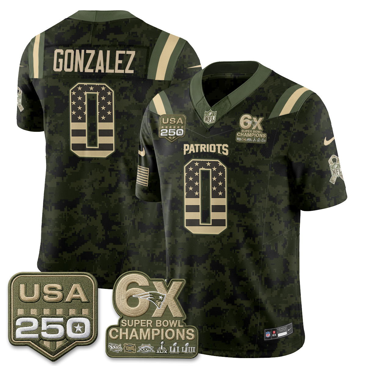 NE 2026 Salute to Service Edition Vapor Jersey - Stitched