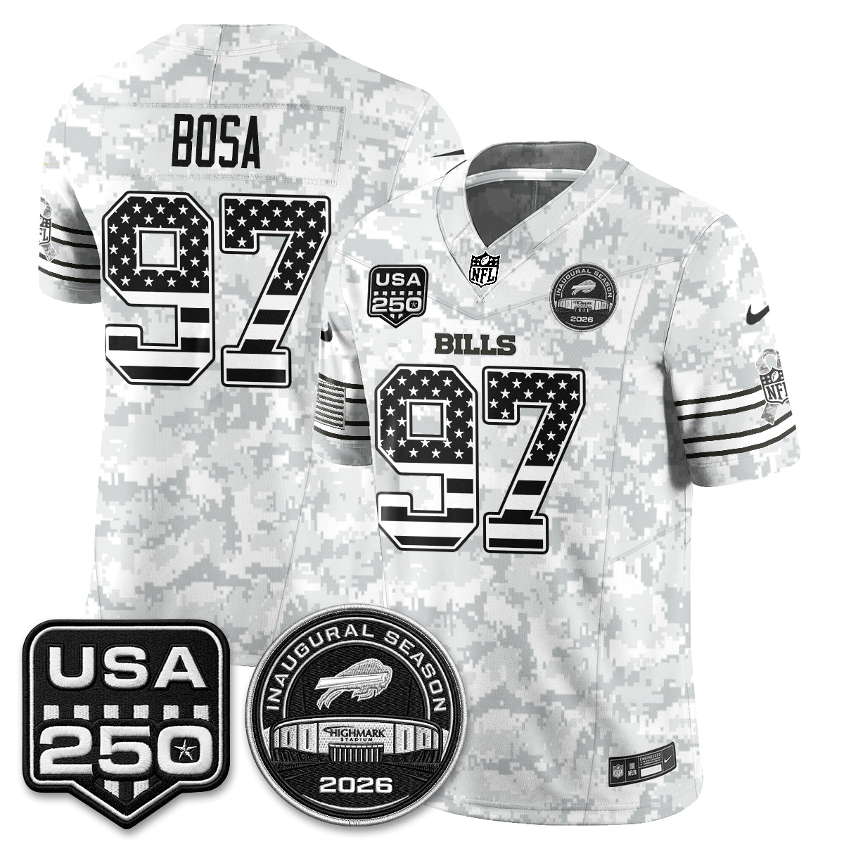 Buffalo Bills 2026 Salute to Service Edition Vapor Jersey - Stitched