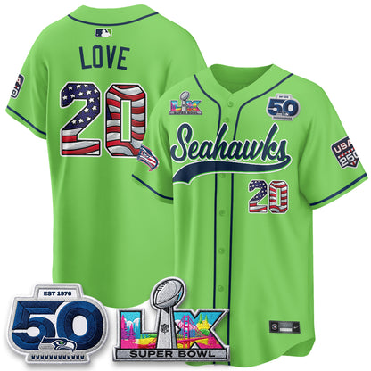 SEA SB LX Champs America Edition Vapor Baseball Jersey - Stitch