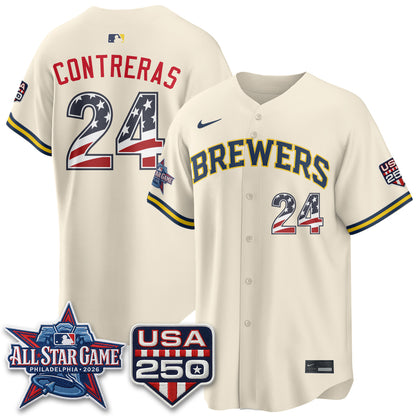 Milwaukee Brewers 2026 All Star Game Vapor Jersey - Stitched