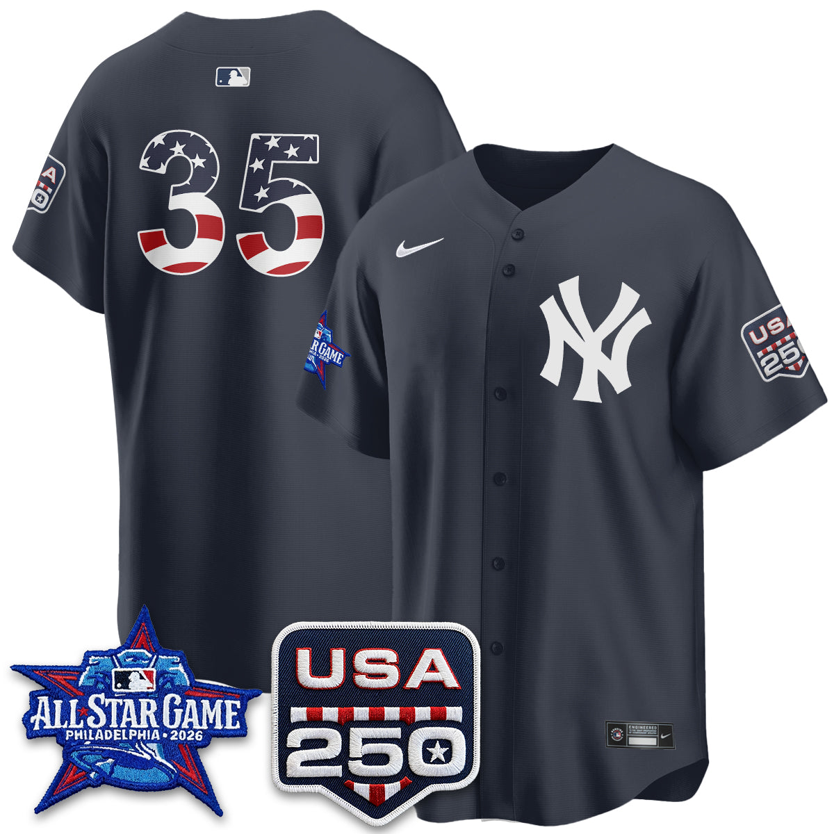 New York Yankees  2026 All Star Edition Vapor Jersey - Stitched