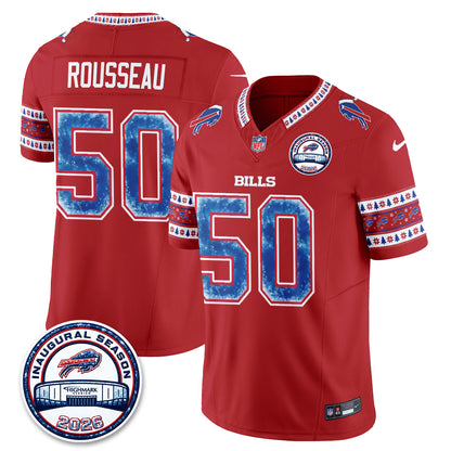 Buffalo Bills Xmas Edition Vapor Jersey - Stitched