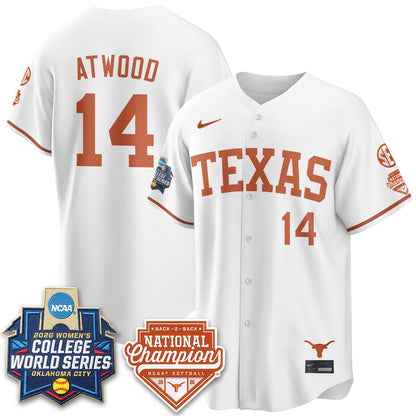 TEX Softball 2026 World Series (WCWS) Vapor Premier Limited Jersey - B2B Champs - Stitched