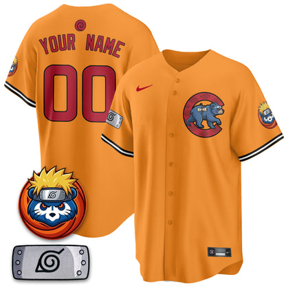 Chicago Cubs Naruto Akatsuki Vapor Limited Custom Jersey V2- Stitched