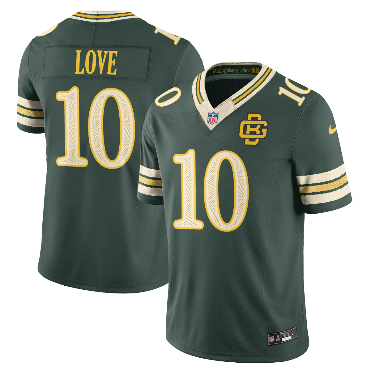 Green Bay Packers 2026 Rivalries Vapor Jersey - Stitched