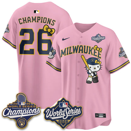 MIL 2026 WS Champions x Meow KT Vapor Jersey - Stitched