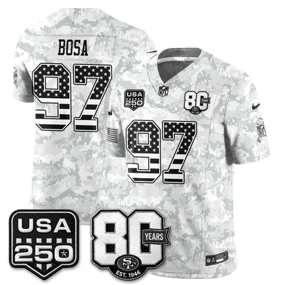 SF 2026 Salute to Service Edition Vapor Jersey - Stitched