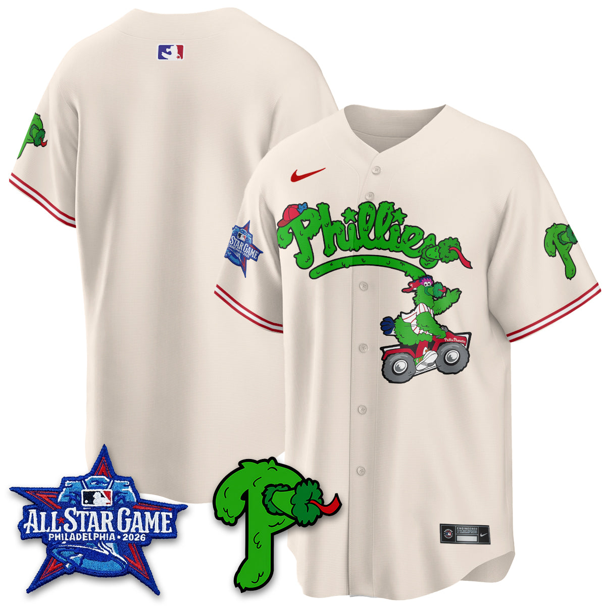 Philadelphia Phillies Phanatic Vapor Limited Jersey V2- Stitched