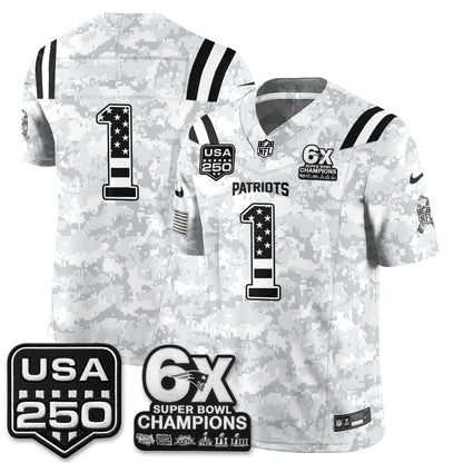 NE 2026 Salute to Service Edition Vapor Jersey - Stitched
