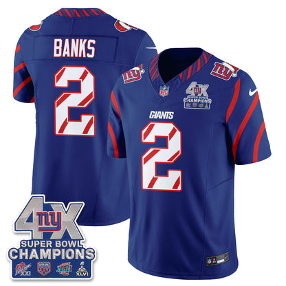 New York Giants  Xmas Edition Vapor Jersey - Stitched