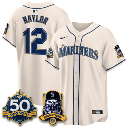 SEA Randy Johnson Vapor Limited Jersey V2- All Stitched