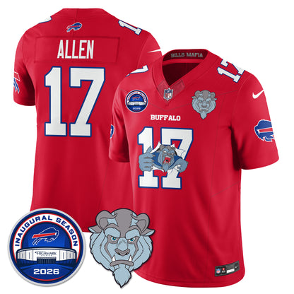 Buffalo Bills x Hairy Blue Beast Edition Vapor Jersey - Stitched