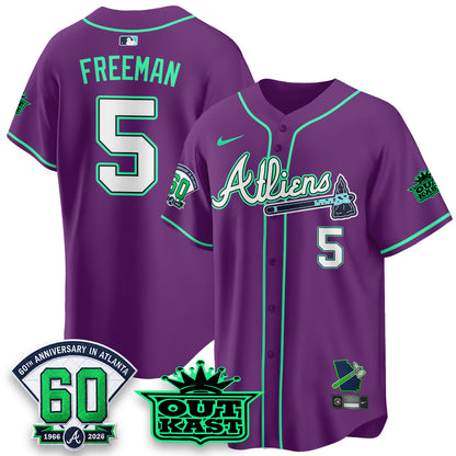 ATL x Atliens Cool Base Galaxy Version Jersey - Stitched