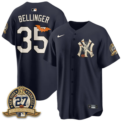 New York Yankees Halloween 2026 Vapor Limited Jersey - Stitched