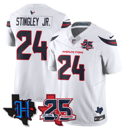 HOU 25th Seasons in 2026 Basic Vapor Limited Jersey - All Stitched